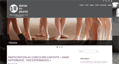 Desktop Screenshot of danse-au-pluriel.com