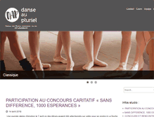 Tablet Screenshot of danse-au-pluriel.com
